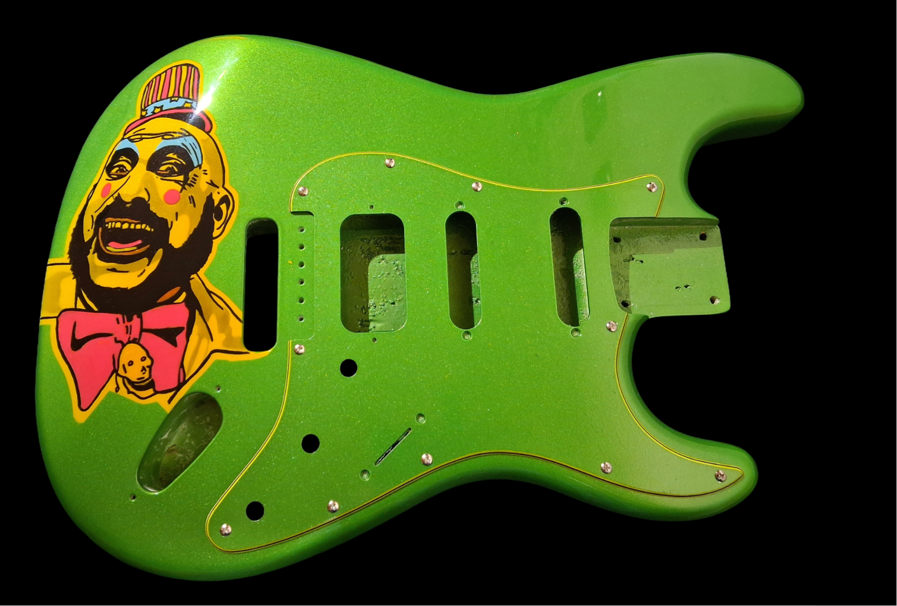 Artwork Guitar body refinish