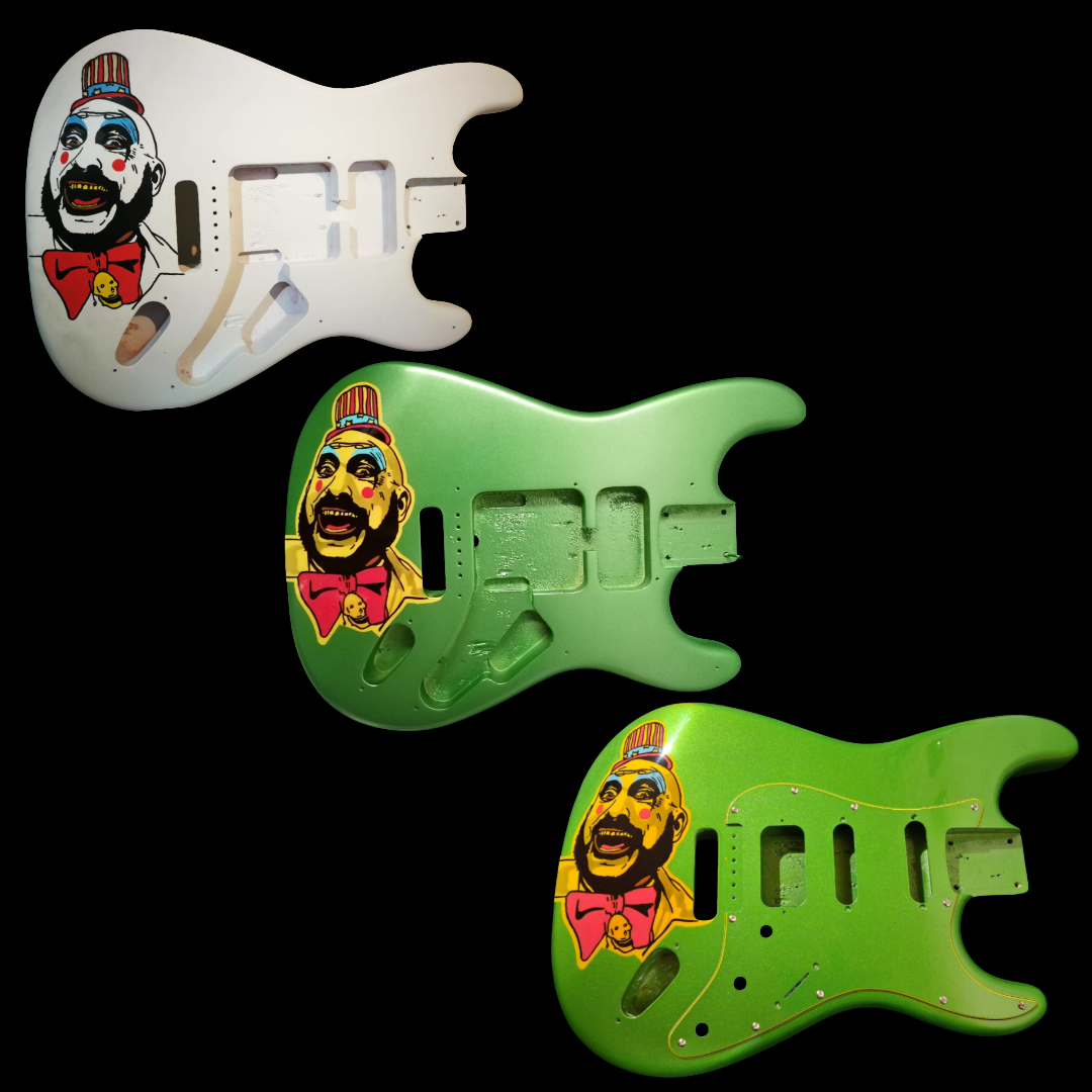 Artwork Guitar body refinish
