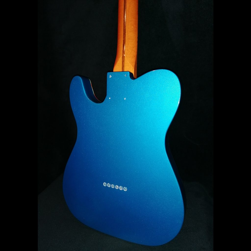 Metallic, Sparkle and Flake guitar body refinish
