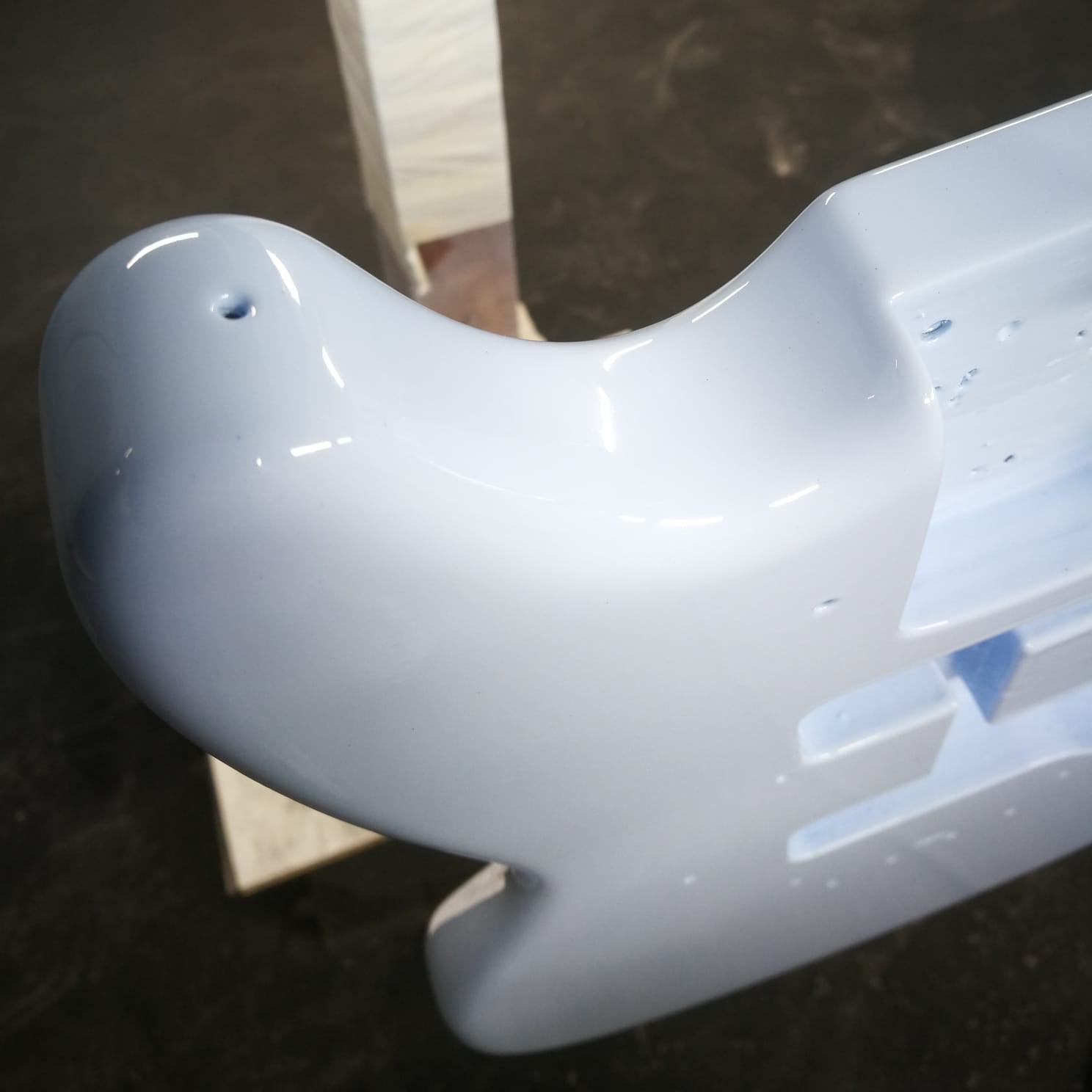Flat Colour guitar body refinish.