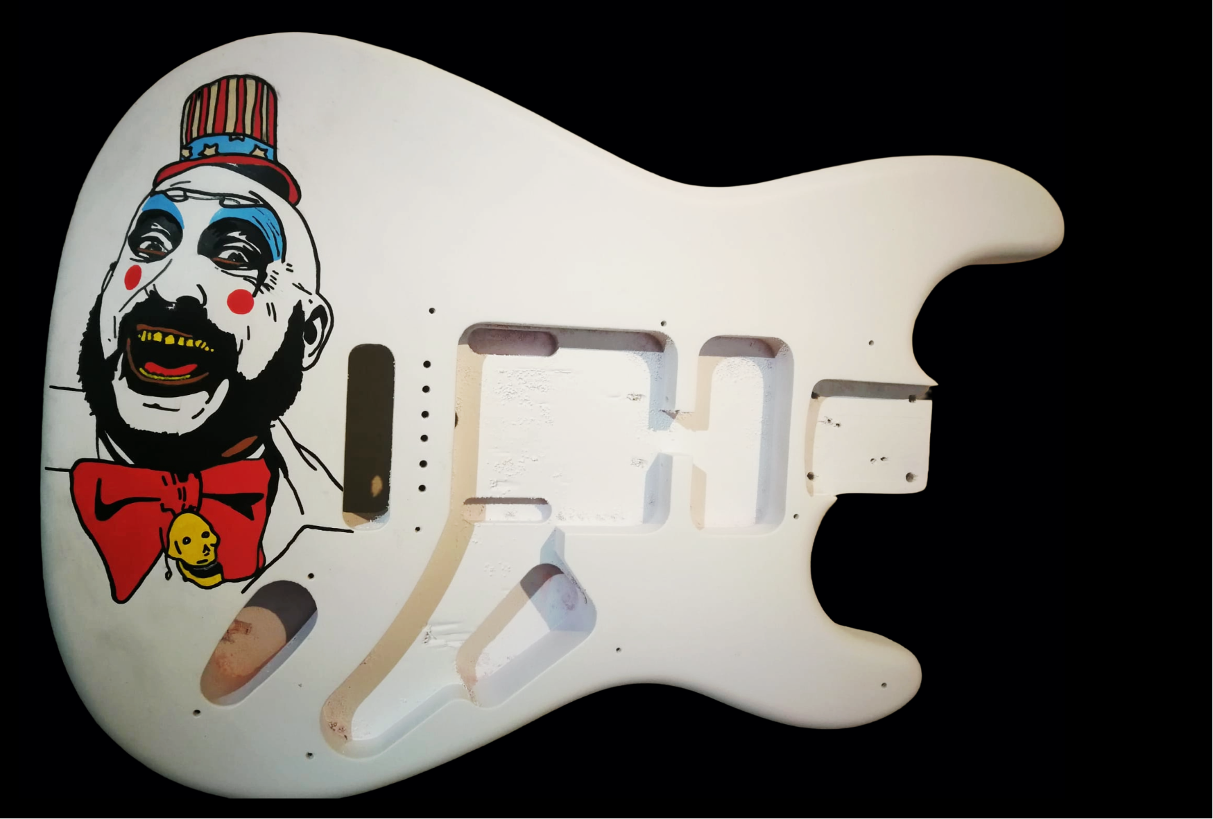 Artwork Guitar body refinish