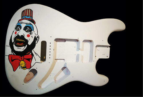 Artwork Guitar body refinish